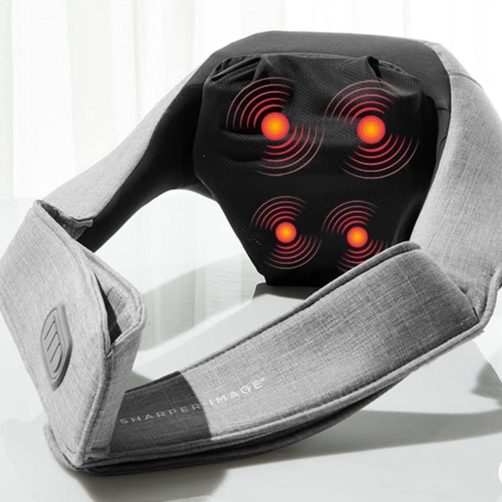 Sharper Image Neck + Back Shiatsu Full Body Cordless Massager